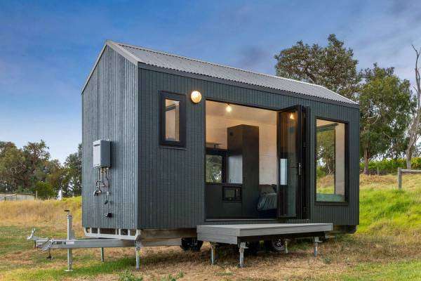 A luxury tiny house on wheels