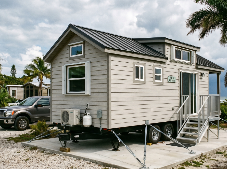Storm resistant park model house