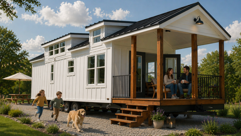 park model home vs tiny home