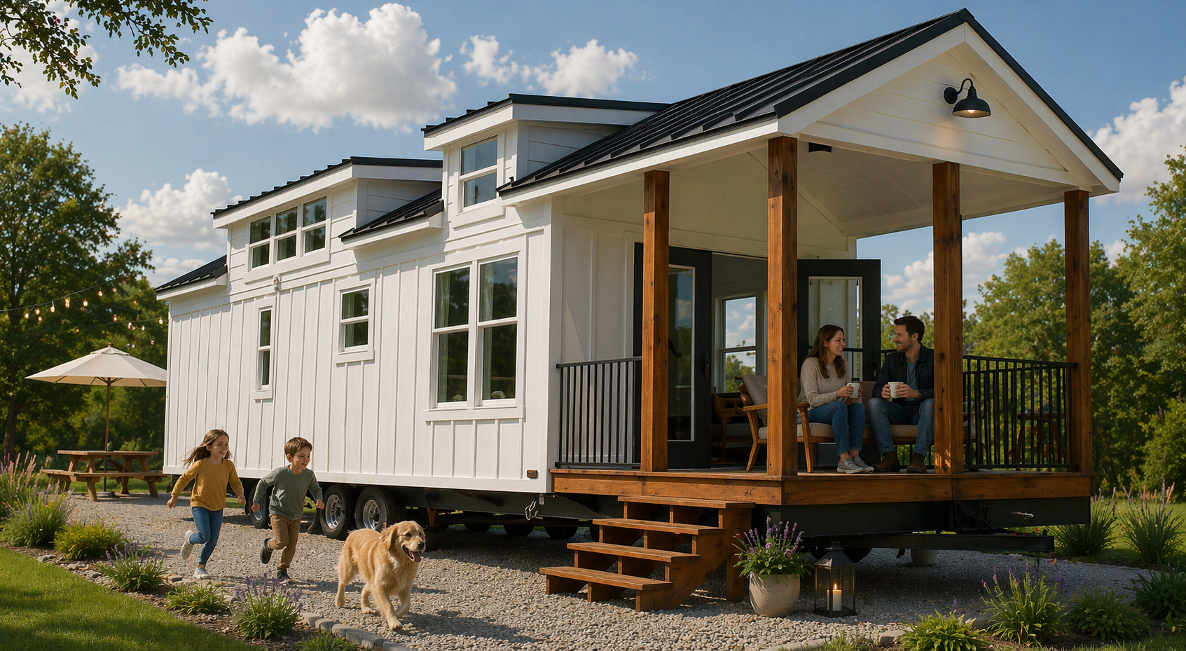 park model home vs tiny home