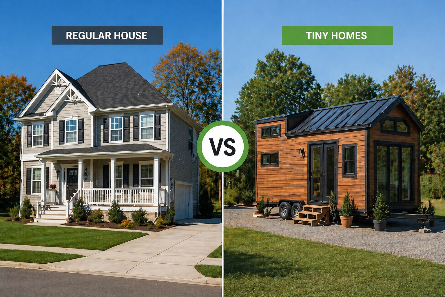 tiny homes vs regular homes