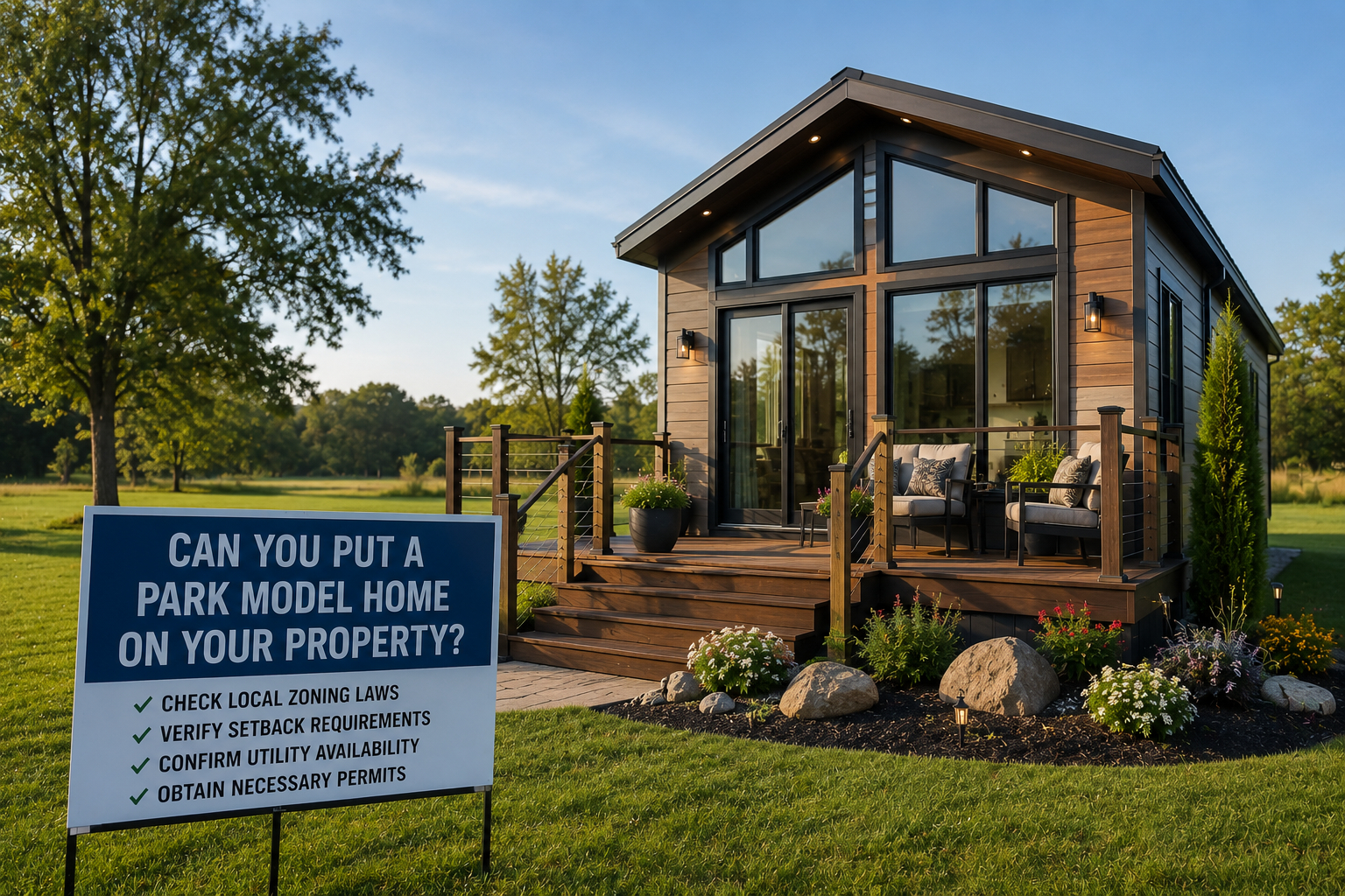 Can You Put a Park Model Home on Your Property