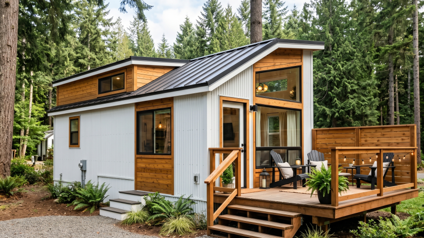 Glamping park model home