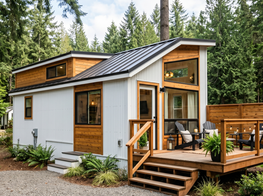 Glamping park model home